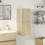 Bathroom cabinet in oak Sonoma plywood 30x30x80 cm by , Bathroom furniture - Ref: Foro24-849634, Price: 45,19 €, Discount: %