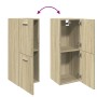 Armario de baño madera contrachapada roble Sonoma 30x30x80 cm de , Muebles de baño - Ref: Foro24-849634, Precio: 45,19 €, Des...