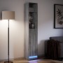 Aparador con LED madera ingeniería gris Sonoma 36x32,5x200 cm de , Aparadores - Ref: Foro24-852129, Precio: 96,12 €, Descuent...