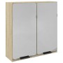 Bathroom mirror cabinet in Sonoma oak wood, 64.5x20x66.5 cm by , Bathroom furniture - Ref: Foro24-849655, Price: 70,45 €, Dis...