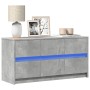 LED TV stand in gray concrete engineered wood 100x34x50 cm by , TV Furniture - Ref: Foro24-852218, Price: 112,99 €, Discount: %