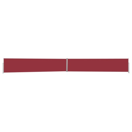 Toldo lateral retráctil para patio rojo 170x1200 cm de vidaXL, Sombrillas - Ref: Foro24-313398, Precio: 155,17 €, Descuento: %