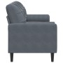 3-seater sofa with dark gray velvet cushions, 180 cm by , Sofas - Ref: Foro24-3278230, Price: 328,45 €, Discount: %