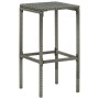 Kitchen stools with cushions 6 units gray synthetic rattan by vidaXL, Kitchen stools - Ref: Foro24-313450, Price: 180,68 €, D...