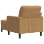 Armchair with brown velvet footstool 60 cm by , Sofas - Ref: Foro24-3278264, Price: 201,32 €, Discount: %