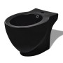 Bidet redondo de cerámica, negro de vidaXL, Bidés - Ref: Foro24-140666, Precio: 142,89 €, Descuento: %