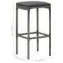 Kitchen stools with cushions 6 units gray synthetic rattan by vidaXL, Kitchen stools - Ref: Foro24-313450, Price: 180,68 €, D...