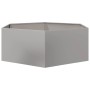 Stainless steel hexagonal planter 138x120x45 cm by , Pots and planters - Ref: Foro24-851140, Price: 138,99 €, Discount: %