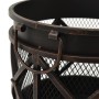 Rustic brazier with steel poker Φ42x54 cm by vidaXL, Chimneys - Ref: Foro24-313637, Price: 124,42 €, Discount: %