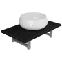 Conjunto de muebles de baño 2 piezas cerámica negro de , Muebles de baño - Ref: Foro24-279338, Precio: 86,91 €, Descuento: %