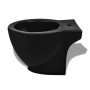 Bidet redondo de cerámica, negro de vidaXL, Bidés - Ref: Foro24-140666, Precio: 142,89 €, Descuento: %