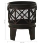 Rustic brazier with steel poker Φ42x54 cm by vidaXL, Chimneys - Ref: Foro24-313637, Price: 124,42 €, Discount: %