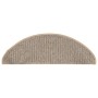 Stair tread carpets 15 units gray and brown 65x21x4 cm by , Stair mats - Ref: Foro24-149855, Price: 67,23 €, Discount: %