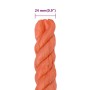 Cuerda de trabajo polipropileno naranja 24 mm 25 m de , Sogas y cuerdas metálicas - Ref: Foro24-152954, Precio: 43,12 €, Desc...