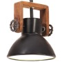 Round industrial hanging lamp 25 W black 19 cm E27 by , Lamps - Ref: Foro24-320537, Price: 41,97 €, Discount: %