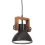 Round industrial hanging lamp 25 W black 19 cm E27 by , Lamps - Ref: Foro24-320537, Price: 41,97 €, Discount: %