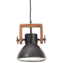 Round industrial hanging lamp 25 W black 19 cm E27 by , Lamps - Ref: Foro24-320537, Price: 41,97 €, Discount: %