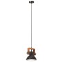 Lámpara colgante industrial redonda 25 W negra 19 cm E27 de , Lámparas - Ref: Foro24-320537, Precio: 41,97 €, Descuento: %