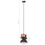 Lámpara colgante industrial redonda 25 W negra 19 cm E27 de , Lámparas - Ref: Foro24-320537, Precio: 41,97 €, Descuento: %