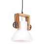 Industrial hanging lamp 25 W white round 19 cm E27 by , Lamps - Ref: Foro24-320540, Price: 43,51 €, Discount: %