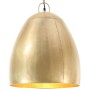 Round industrial hanging lamp 25 W brass 42 cm E27 by , Lamps - Ref: Foro24-320556, Price: 81,34 €, Discount: %