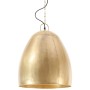 Round industrial hanging lamp 25 W brass 42 cm E27 by , Lamps - Ref: Foro24-320556, Price: 81,34 €, Discount: %