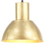 Round hanging lamp 25 W brass 28.5 cm E27 by , Lamps - Ref: Foro24-320568, Price: 36,32 €, Discount: %