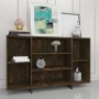 Smoked oak engineered wood sideboard 120x30x75 cm by vidaXL, Sideboards - Ref: Foro24-813065, Price: 64,99 €, Discount: %