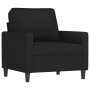 Schwarzes Samt-Sofaset mit 4 Kissenstücken. von , Sofas - Ref: Foro24-3201969, Preis: 791,90 €, Rabatt: %