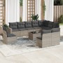 Garden sofa set 11 pieces and gray synthetic rattan cushions by , Modular outdoor sofas - Ref: Foro24-3251459, Price: 796,64 ...