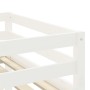 Cama alta para niños con cortinas madera pino rosa 80x200 cm de , Camas y somieres - Ref: Foro24-3283813, Precio: 178,97 €, D...