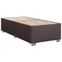 Box spring bed with dark brown fabric mattress 90x190 cm by , Beds and slatted bases - Ref: Foro24-3285098, Price: 345,61 €, ...