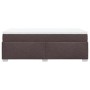 Box spring bed with dark brown fabric mattress 90x190 cm by , Beds and slatted bases - Ref: Foro24-3285098, Price: 345,61 €, ...