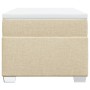 Cama box spring con colchón tela color crema 90x190 cm de , Camas y somieres - Ref: Foro24-3285100, Precio: 345,99 €, Descuen...