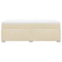 Box spring bed with cream-colored fabric mattress 100x200 cm by , Beds and slatted bases - Ref: Foro24-3285114, Price: 375,92...