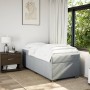 Box spring bed with light gray fabric mattress 90x200 cm by , Beds and slatted bases - Ref: Foro24-3285102, Price: 302,77 €, ...