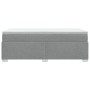 Box spring bed with light gray fabric mattress 90x200 cm by , Beds and slatted bases - Ref: Foro24-3285102, Price: 302,77 €, ...