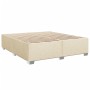 Boxspringbett mit cremefarbenem Stoffbezug und Matratze in den Maßen 180x200 cm. von , Betten und Lattenroste - Ref: Foro24-3...