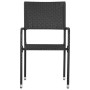 Garden chairs 6 units black synthetic rattan by vidaXL, Garden chairs - Ref: Foro24-313122, Price: 187,62 €, Discount: %