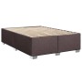 Box spring bed with dark brown fabric mattress 140x200 cm by , Beds and slatted bases - Ref: Foro24-3285140, Price: 477,72 €,...