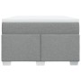 Cama box spring con colchón tela gris claro 120x200 cm de , Camas y somieres - Ref: Foro24-3285123, Precio: 450,83 €, Descuen...