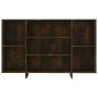 Smoked oak engineered wood sideboard 120x30x75 cm by vidaXL, Sideboards - Ref: Foro24-813065, Price: 64,99 €, Discount: %