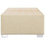 Cream-colored fabric bed frame 80x200 cm by , Beds and slatted bases - Ref: Foro24-3284434, Price: 148,68 €, Discount: %