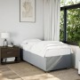 Estructura de cama de tela gris claro 90x200 cm de , Camas y somieres - Ref: Foro24-3284443, Precio: 124,30 €, Descuento: %