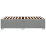 Estructura de cama de tela gris claro 90x200 cm de , Camas y somieres - Ref: Foro24-3284443, Precio: 124,30 €, Descuento: %