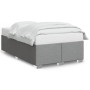 Light gray fabric bed frame 120x190 cm by , Beds and slatted bases - Ref: Foro24-3284457, Price: 195,99 €, Discount: %