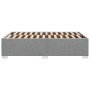 Light gray fabric bed frame 120x190 cm by , Beds and slatted bases - Ref: Foro24-3284457, Price: 195,99 €, Discount: %