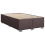 Estructura de cama tela marrón oscuro 120x190 cm de , Camas y somieres - Ref: Foro24-3284460, Precio: 196,27 €, Descuento: %