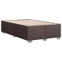 Estructura de cama tela marrón oscuro 120x190 cm de , Camas y somieres - Ref: Foro24-3284460, Precio: 196,27 €, Descuento: %