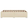 Cream-colored fabric bed frame 120x200 cm by , Beds and slatted bases - Ref: Foro24-3284469, Price: 201,91 €, Discount: %